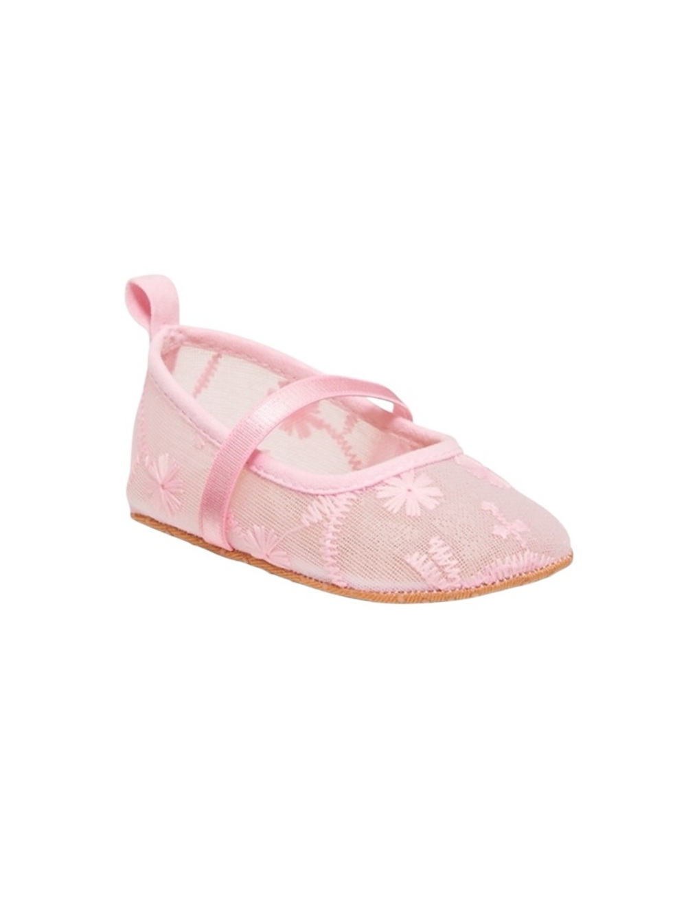 NWT Old navy Baby Embroidered Mesh Ballet Flats size 0-3 months